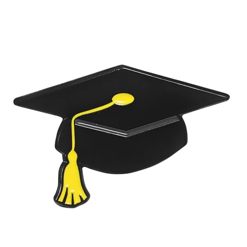 LABRIMP Abschlussknopf Pins Graduierungskappe Geformte Lappel Pin Graduate Cap Lapel Pin Graduierung Partyzubehör Für Gradfeierlichkeiten von LABRIMP