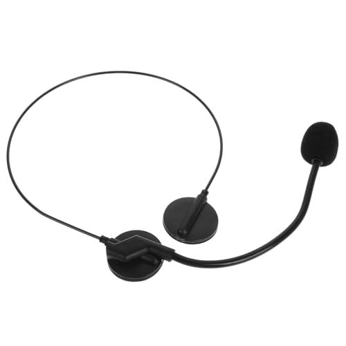 LABRIMP Cosplay Kostüm Mikrofon Headset für Realistisch Gefälschtes Musiker-Accessoire Leichtes Tragbares Party Halloween-requisit für Jungen und Mädchen von LABRIMP