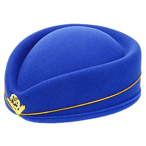 LABRIMP Damen Retro Kleidung Woll Hut Zubehör aus Stewardess Flugbegleiter Wollene Kappe für Cosplay Mütze Pillbox Hosenballett Dekorationshut Müllsack Fascinator Flache LABRIMP Damen Retro Kleidung Woll Hut Zubehör aus Stewardess Flugbegleiter Wollene Kappe für Cosplay Mütze Pillbox Hosenballett Dekorationshut Müllsack Fascinator Flache von LABRIMP