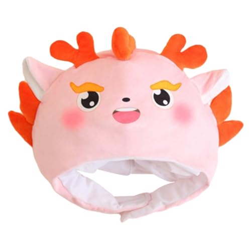 LABRIMP Drachenkopf Kostümhut für Partys Kuscheliger Cosplay Hut für Neujahrsfestivals Attraktives Fotorequisit für Indoor und Outdoor Events Bequeme Warme Kopfdeckung für Maskeraden LABRIMP Drachenkopf Kostümhut für Partys Kuscheliger Cosplay Hut für Neujahrsfestivals Attraktives Fotorequisit für Indoor und Outdoor Events Bequeme Warme Kopfdeckung für Maskeraden von LABRIMP