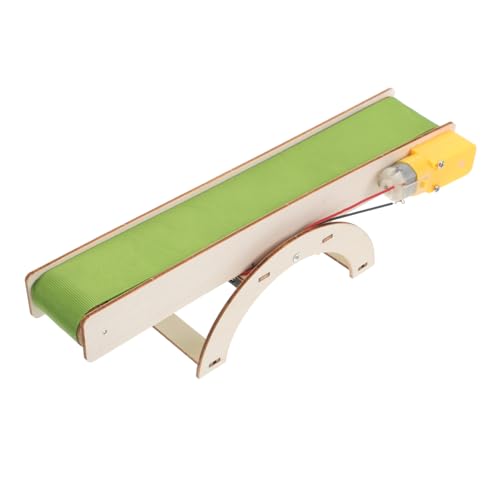 LABRIMP Elektrischer DIY Holzmodellbausätze Bausatz aus Holz Puzzle Stem Lernspielzeug für Schüler Automatisches Transportband Modell Kreativität und Technischem Verständnis von LABRIMP
