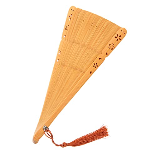 LABRIMP Faltfächer mit Quaste Chinesischer Handfächer für Tanz Fotografie Partys und Hochzeiten Handgefertigter Fächer aus für Sommer und Stilvolle Dekoration LABRIMP Faltfächer mit Quaste Chinesischer Handfächer für Tanz Fotografie Partys und Hochzeiten Handgefertigter Fächer aus für Sommer und Stilvolle Dekoration von LABRIMP