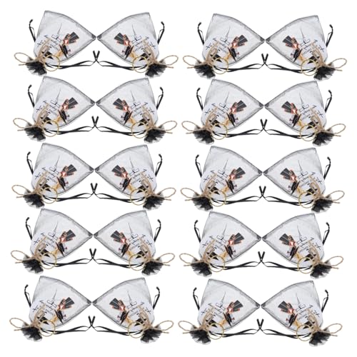 LABRIMP Graduation Accessories Teilig mit Mini Abschlusskappen Schlüsselanhängern Organza Geschenktüten und Anhängern Hochwertiges Souvenir für Schul und Hochschulabschlussfeiern von LABRIMP