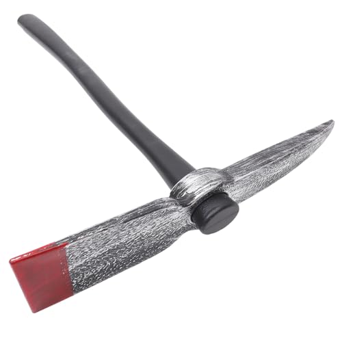 LABRIMP Halloween Deko Gruselige Cosplay Spitzhacke Party Requisite Kunststoff Pickaxe Sicher Langlebig für Kostüm Bühne Performance von LABRIMP