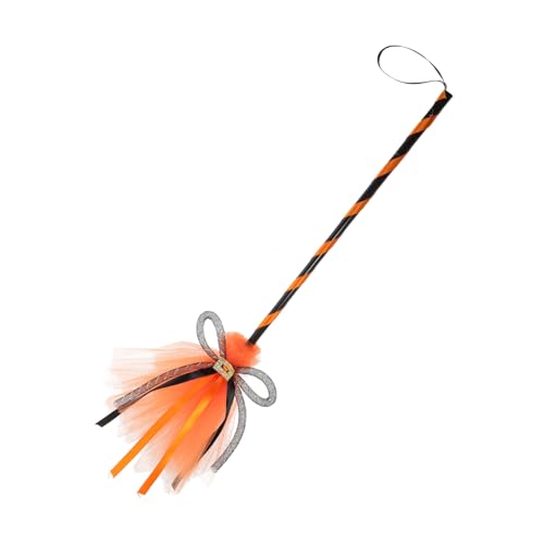 LABRIMP Halloween Hexenbesen Fliegender Hexenbesen Cosplay Requisit Orange Besen Party Dekoration Leicht Tragbar Für Halloween Kostüm Accessoire LABRIMP Halloween Hexenbesen Fliegender Hexenbesen Cosplay Requisit Orange Besen Party Dekoration Leicht Tragbar Für Halloween Kostüm Accessoire von LABRIMP
