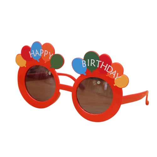 LABRIMP Kindergeburtstagsbrille schnapsgläser Geburtstagsparty-Brille alles zum geburtstag brille rot von LABRIMP