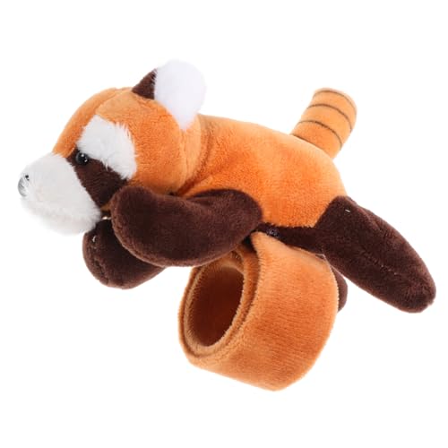 LABRIMP Kuscheltier Armband Kleiner Waschbär Slap Bracelet Weiches Schnapparmband Festival Party Wristband von LABRIMP