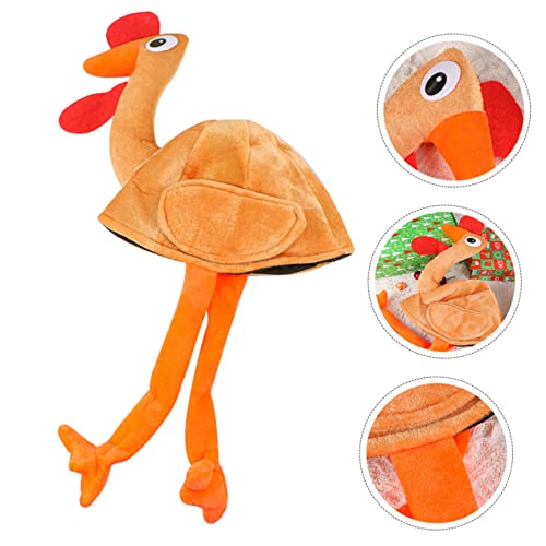LABRIMP Lustiger Truthahnhut mit Langen Beinen für Faschingsparty und Erntedankfest Dekorativer Turkey Hat als Witziges Cosplay Accessoire für Erwachsene und Perfektes Partyzubehör LABRIMP Lustiger Truthahnhut mit Langen Beinen für Faschingsparty und Erntedankfest Dekorativer Turkey Hat als Witziges Cosplay Accessoire für Erwachsene und Perfektes Partyzubehör von LABRIMP