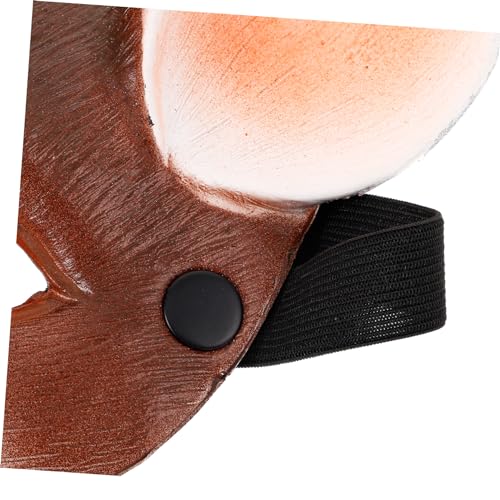 LABRIMP Mäuse Maske für Halloween und Karneval Erwachsene und Leichte PU Schaum Gesichtsmaske für Kostümparty Fasching Maskenball Braune Cosplay Gesichtsverkleidung von LABRIMP