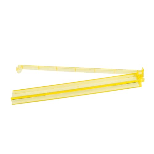 LABRIMP Mahjong Rack aus Kunststoff Pusher Halter für Amerikanisches Mahjong Spielzubehör in Gelb für Schnelles und Effizientes von LABRIMP