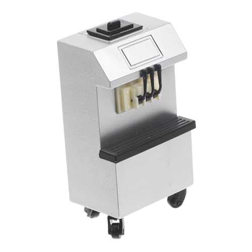LABRIMP Miniatur Eiscreme Maschine Puppenhaus Dekoration Kleine Küchenminiatur Modell Glatte Oberfläche Leichtes Platzsparendes Design Vielseitig für DIY Szenen und Puppenhaus Zubehör von LABRIMP