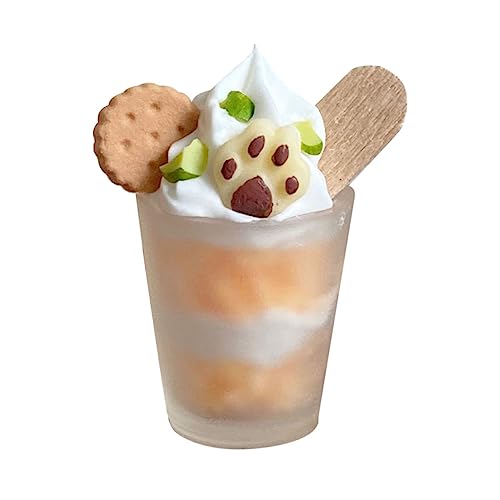LABRIMP Miniatur Eiscreme Modell aus Hochwertigem Resin Realistische Puppenhaus Deko Detailgetreu Gearbeitet Sicher und Langlebig Miniatur Lebensmittel für Puppenhäuser und Sammler LABRIMP Miniatur Eiscreme Modell aus Hochwertigem Resin Realistische Puppenhaus Deko Detailgetreu Gearbeitet Sicher und Langlebig Miniatur Lebensmittel für Puppenhäuser und Sammler von LABRIMP