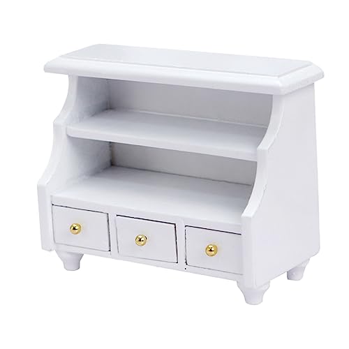 LABRIMP Miniatur Möbelstück für Puppenhaus Eleganter Stabiler Mini Schrank Hochwertigem für Kreative Szenen und Puppenhaus Dekoration LABRIMP Miniatur Möbelstück für Puppenhaus Eleganter Stabiler Mini Schrank Hochwertigem für Kreative Szenen und Puppenhaus Dekoration von LABRIMP