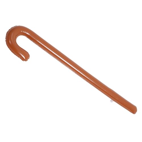 LABRIMP PVC Aufblasbarer Krückenballon Kreatives Gehstock für Halloween Kostüm Bühnenrequisit für Zaubershow Leichtes Kompaktes Party Accessoire Vielseitig für Auftritte und Dekoration von LABRIMP