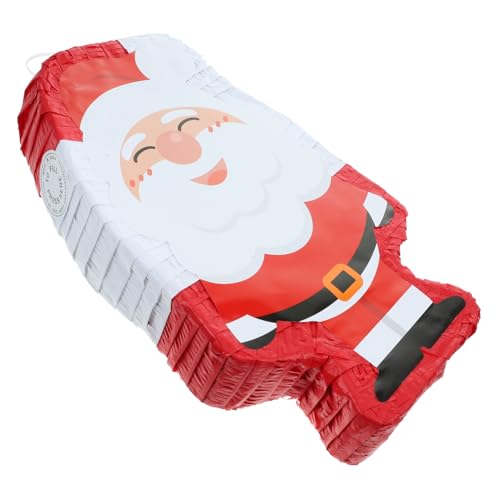 LABRIMP Einzigartige Weihnachtsmann-Piñata Weihnachtsfeier-Dekoration zum Aufhängen mit Süßigkeiten gefüllt Requisite Party-Spiel-Zubehör LABRIMP Einzigartige Weihnachtsmann-Piñata Weihnachtsfeier-Dekoration zum Aufhängen mit Süßigkeiten gefüllt Requisite Party-Spiel-Zubehör von LABRIMP