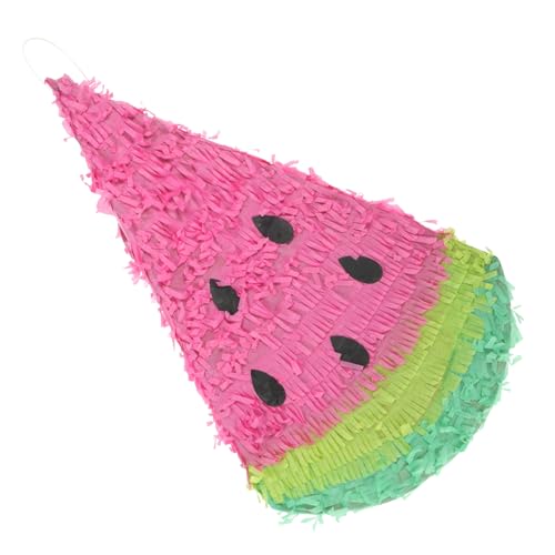 LABRIMP Piñata Spielzeug komfetti Hochzeit Wassermelonen-Partydekorationen Obst Ornament Geburtstagsschmuck Pinata aus Papier Mini schmücken Schweinebraten Kulissen Requisiten Braut Karton von LABRIMP
