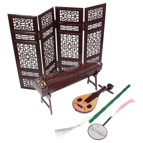 LABRIMP Puppenhaus Miniatur Klassisches Musikinstrument Modell Dekorativer Miniatur Bildschirm Chinesischer Stil Realistische Ornamente für Puppenhausdekoration Vintage Requisiten für LABRIMP Puppenhaus Miniatur Klassisches Musikinstrument Modell Dekorativer Miniatur Bildschirm Chinesischer Stil Realistische Ornamente für Puppenhausdekoration Vintage Requisiten für von LABRIMP