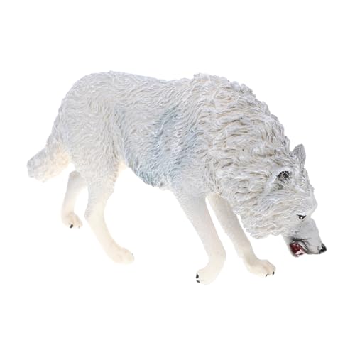 LABRIMP Realistisches Kleines Wolfmodell aus Robustem Material Detailgetreue Tierfigur für Dekoratives Wildtier Design für Schreibtisch Garten und Stabile Stehende Dekoration LABRIMP Realistisches Kleines Wolfmodell aus Robustem Material Detailgetreue Tierfigur für Dekoratives Wildtier Design für Schreibtisch Garten und Stabile Stehende Dekoration von LABRIMP