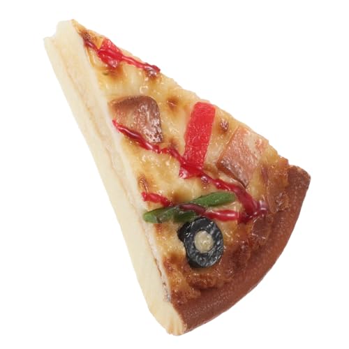 LABRIMP Realistisches Künstliches Pizzastück Modell für Heimdekoration Fotorequisiten Realistisches Täuschend Echtes Fake Food Pizza für Familie und Freunde von LABRIMP