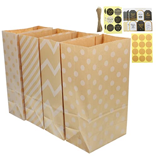 LABRIMP 24er-pack Süßigkeitentüten Aus Kraftpapier Dekorative Party-geschenkbeutel Mit Etiketten Aufklebern Papiertüten Für Snacks LABRIMP 24er-pack Süßigkeitentüten Aus Kraftpapier Dekorative Party-geschenkbeutel Mit Etiketten Aufklebern Papiertüten Für Snacks von LABRIMP