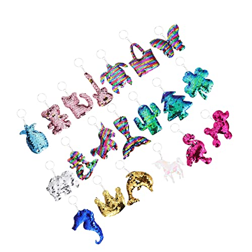LABRIMP Party Favors Jungen Und Mädchen Schlüsselanhänger 20pc Set Glitter Rucksack Schlüsselanhänger Charms von LABRIMP