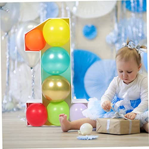 LABRIMP Shower Ballonbox Nummer Stabile und Glatte Geburtstagsdeko Tragbarer Zahlen Ballonrahmen Dekoration für Erste Geburtstagsparty Innenbereich LABRIMP Shower Ballonbox Nummer Stabile und Glatte Geburtstagsdeko Tragbarer Zahlen Ballonrahmen Dekoration für Erste Geburtstagsparty Innenbereich von LABRIMP