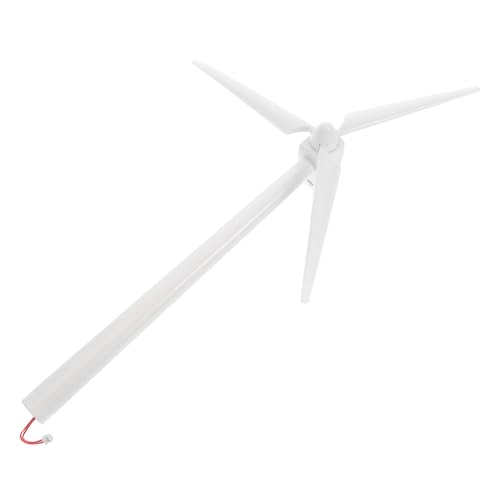 LABRIMP Solarbetriebenes Windmühlenmodell DIY Kompakt Leicht Einfache Montage Pädagogisches Wissenschaftsspielzeug für Innen Außenaktivitäten Fördert Kreativität und Motorische von LABRIMP