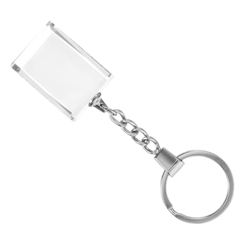 LABRIMP Sublimations-wasserklare Schlüsselanhänger Blanko DIY Hitzetransfer Schlüsselanhänger Anhänger Vielseitig als Taschenanhänger Personalisierbar für Bastelprojekte und Geschenke von LABRIMP
