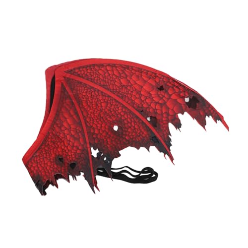 LABRIMP Teufelsflügel Cosplay Prop aus Leichtem Komfortablem Vliesstoff Halloween Party Kostüm Zubehör und rutschfest für Erwachsene Karneval und Fasching von LABRIMP