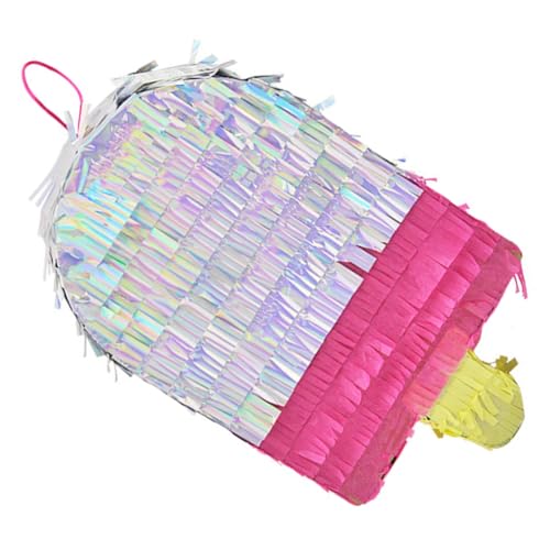 LABRIMP Traditionelle Gefüllte Eiscreme Piñata Partydekoration aus Leichtes Buntes Partyspiel für Kindergeburtstag und Festliche Anlässe Kreative Form für Fröhliche Atmosphäre LABRIMP Traditionelle Gefüllte Eiscreme Piñata Partydekoration aus Leichtes Buntes Partyspiel für Kindergeburtstag und Festliche Anlässe Kreative Form für Fröhliche Atmosphäre von LABRIMP