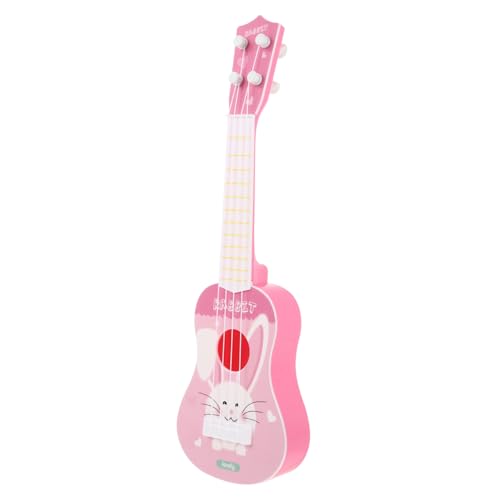 LABRIMP Ukulele Cartoon Design Sicheres Langlebiges Material Musikalisches Lerninstrument für Mädchen Jungen Geschenk für Geburtstag Weihnachten und Musikunterricht von LABRIMP