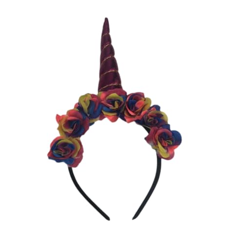 LABRIMP Unicorn Haarreif Leicht und Stabil für Halloween Karneval Party Cosplay Farbenfrohes Einhorn Kostümzubehör Komfortabel und Langlebig Geeignet für Geburtstagsfeiern und Maskeraden von LABRIMP