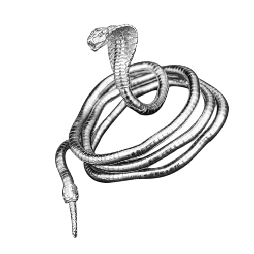LABRIMP Vielseitige Schlangenhalskette Im Gothic-stil Biegsame Kette Schlangenanhänger Verstellbarer Schmuck für Partys von LABRIMP