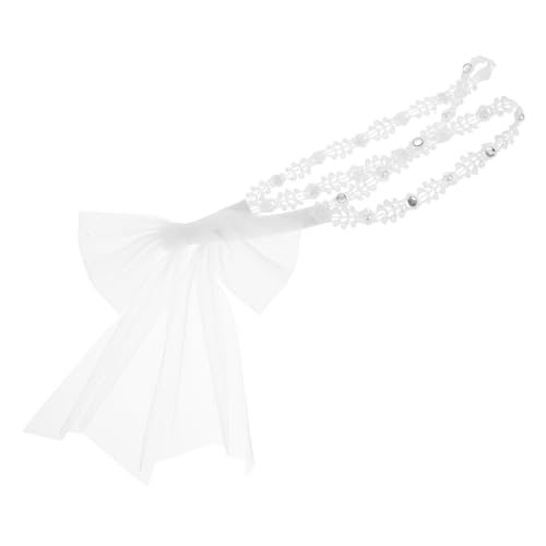 LABRIMP Weißes Spitzen Haarband mit Schleife Elastisches Leichtes Stirnband für Mädchen Bequeme Haarschleifen Geeignet für Alltag Party Tanz und Fotoshootings LABRIMP Weißes Spitzen Haarband mit Schleife Elastisches Leichtes Stirnband für Mädchen Bequeme Haarschleifen Geeignet für Alltag Party Tanz und Fotoshootings von LABRIMP