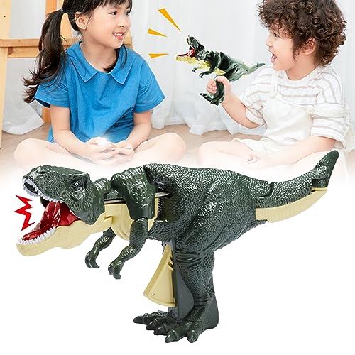 LACOXA BiteFury The T-REX, Trigger The T-REX, Fun Interactive Dinosaur Grabber Toy, Squeeze Trigger for Movable Body Parts, Cool Toy Gifts for Kids Birthdays or Christmas (with Sound Effects,1pc) von LACOXA