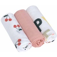 Heavenly soft Swaddle L Happy Fruits Cherry Heavenly soft Swaddle L Happy Fruits Cherry von LÄSSIG