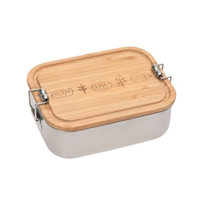 LÄSSIG Brotdose aus Edelstahl, Bamboo Garden Explorer LÄSSIG Brotdose aus Edelstahl, Bamboo Garden Explorer von Lässig