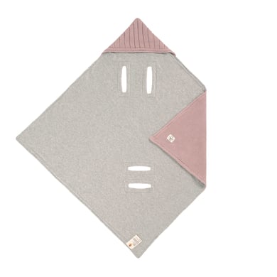 LÄSSIG Einschlagdecke dusky pink 78 x 78 cm von Lässig