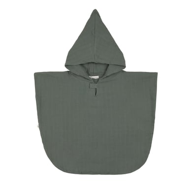 LÄSSIG Kinder Badeponcho Kinder Musselin Petrolgrün von Lässig