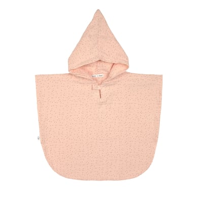 LÄSSIG Kinder Badeponcho Muslin Dots peach rose von Lässig