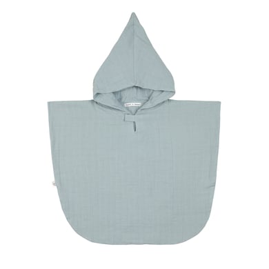 LÄSSIG Kinder Badeponcho Muslin hellblau von Lässig
