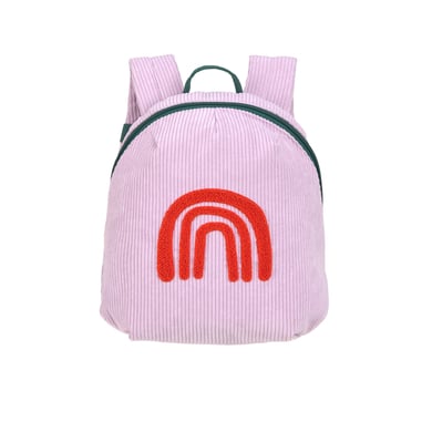 LÄSSIG Kindergartenrucksack Cord Little Gang - Regenbogen, Lila von Lässig