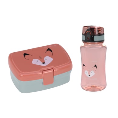 LÄSSIG Lunch-Set mit Brotdose und Trinkflasche 460 ml, About Friends Fox LÄSSIG Lunch-Set mit Brotdose und Trinkflasche 460 ml, About Friends Fox von Lässig