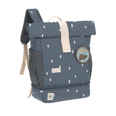 LÄSSIG Mini Rolltop Backpack Happy Prints midnight blue von LÄSSIG