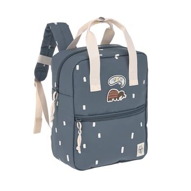 LÄSSIG Mini Square Backpack Happy Prints midnight blue von LÄSSIG