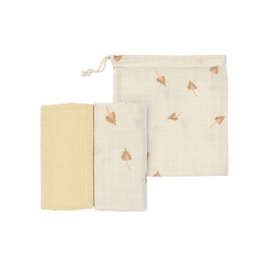 LÄSSIG Mulltücher M 2er Pack cury 60 x 60 cm von Lässig