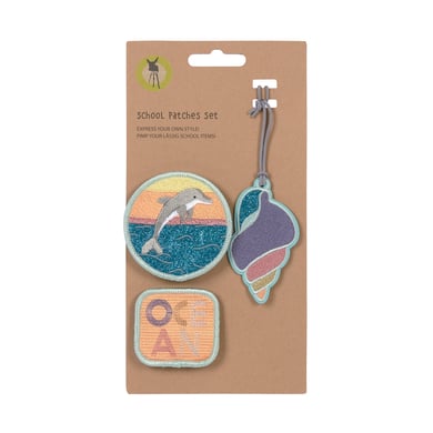 LÄSSIG Patches Set 3 pcs Dolphin Ocean Edition von Lässig