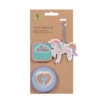 LÄSSIG School Patches Set Unicorn glitter von Lässig