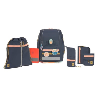 LÄSSIG School Set Boxy Unique dark blue Ocean Edition von Lässig