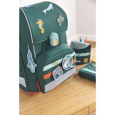 LÄSSIG School Set Boxy Unique dark green von Lässig